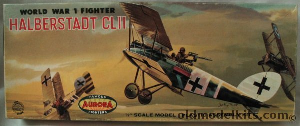 Aurora 1/48 Halberstadt CLII (CL-II / CL.II), 136-98 plastic model kit